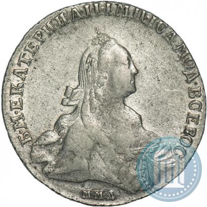 Фото 1 рубль 1768 года ММД-EI 