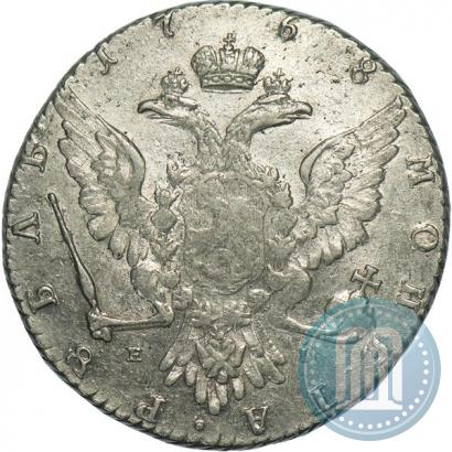Фото 1 рубль 1768 года ММД-EI 