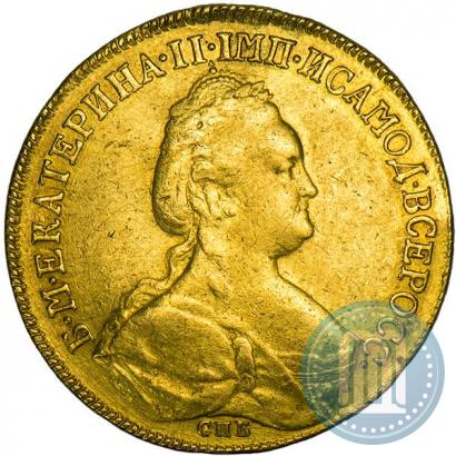Picture 10 roubles 1783 year СПБ 
