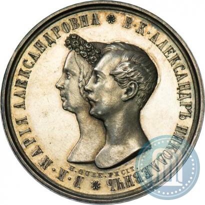 Picture 1 rouble 1841 year СПБ-НГ "In the memory of the wedding of the crown prince"
