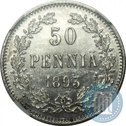 Фото 50 пенни 1893 года L 