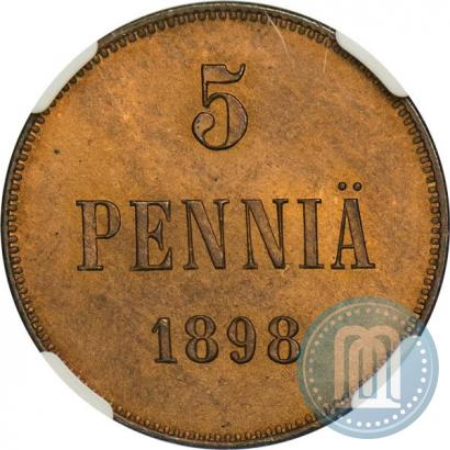Фото 1 пенни 1898 года  