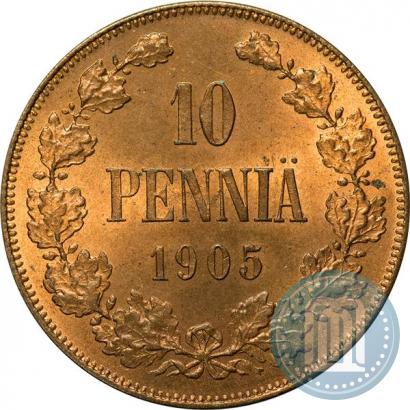 Фото 1 пенни 1905 года  