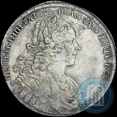 Picture Poltina 1727 year СПБ "Petersburg type"