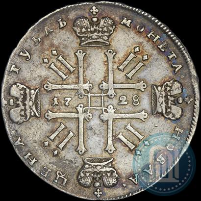 Picture 1 rouble 1728 year  "Type of 1727"