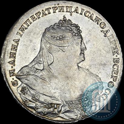 Фото 1 рубль 1737 года  "Работы Гедлингера"