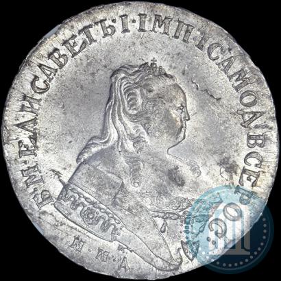 Picture 1 rouble 1749 year ММД 