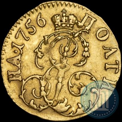 Фото Полтина 1756 года  