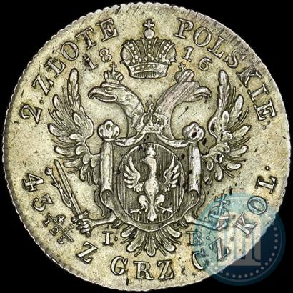 Picture 2 złote 1816 year IB 