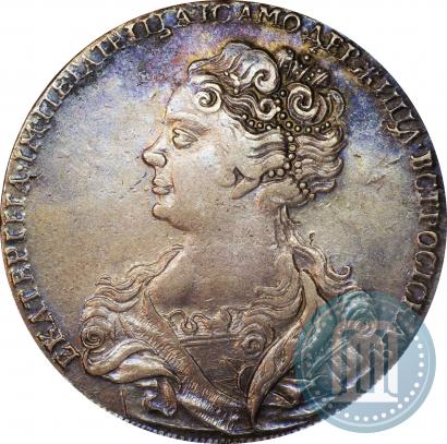 Picture 1 rouble 1726 year  "Moscow type, portrait turned to the left"