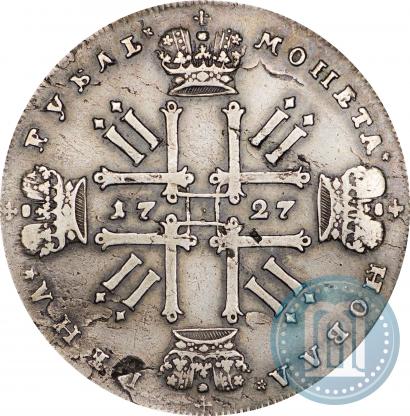 Фото 1 рубль 1727 года  "Московский тип"