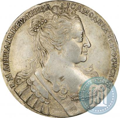 Фото 1 рубль 1734 года  "Тип 1734 года"