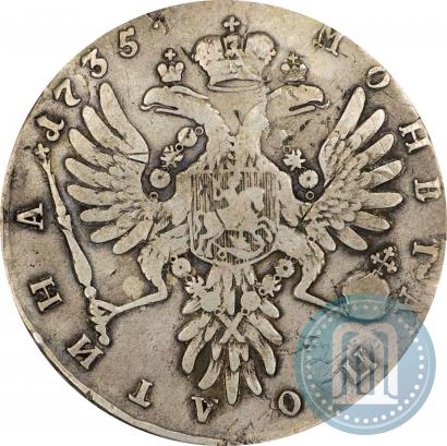 Фото Полтина 1735 года  
