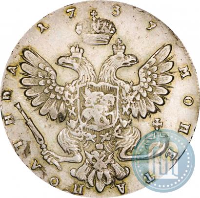 Фото Полтина 1739 года СПБ "Петербургский тип"