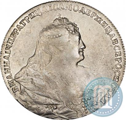 Picture 1 rouble 1740 year  "Moscow type"