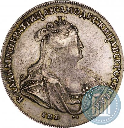 Picture 1 rouble 1740 year СПБ "Petersburg type"