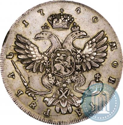Picture 1 rouble 1740 year СПБ "Petersburg type"