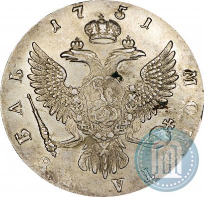 Picture 1 rouble 1751 year ММД 