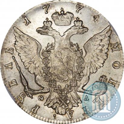 Picture 1 rouble 1774 year СПБ-ФЛ 