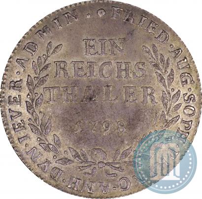 Picture Ein reichsthaler 1798 year  "Dutchy of Jever"