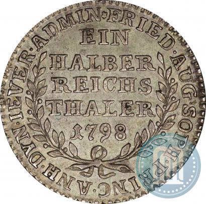 Picture Ein halber reichsthaler 1798 year  "Dutchy of Jever"