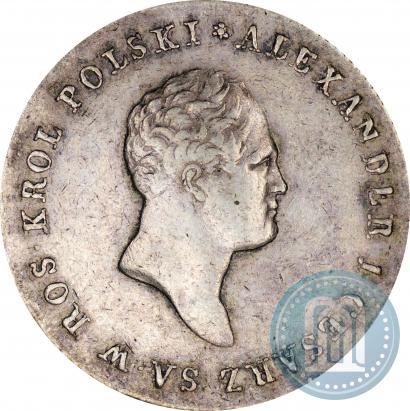 Фото 5 злотых 1816 года IB 