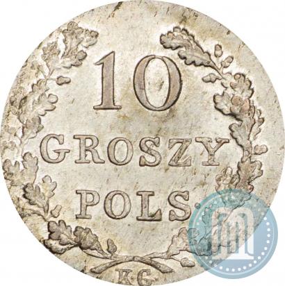 Picture 10 groszy 1831 year KG "Polish uprising"