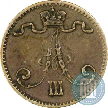 Фото 1 пенни 1882 года  