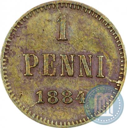 Фото 1 пенни 1884 года  