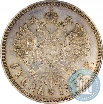 Фото 1 рубль 1888 года (АГ) 