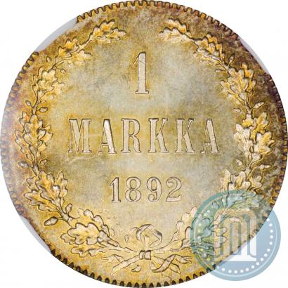 Picture 1 markka 1892 year L 
