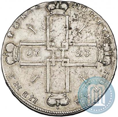 Picture 1 rouble 1723 year OK "Portrait with ermine mantle"