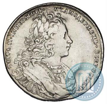 Picture 1 rouble 1727 year  "Petersburg type"