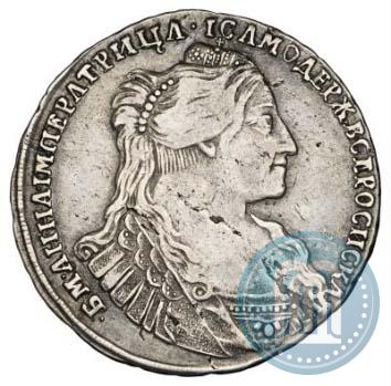 Фото Полтина 1734 года  "Тип 1735 года"