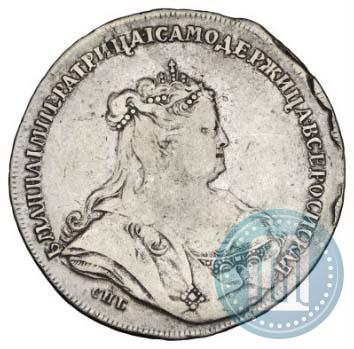Picture 1 rouble 1738 year СПБ "Petersburg type"