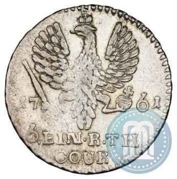 Picture 1/6 Thaler 1761 year  