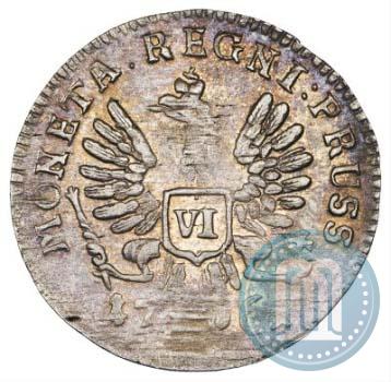 Picture 6 groszy 1761 year  