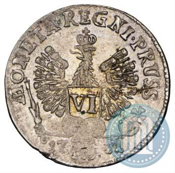 Picture 6 groszy 1761 year  