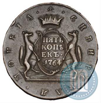 Picture 5 kopecks 1764 year  