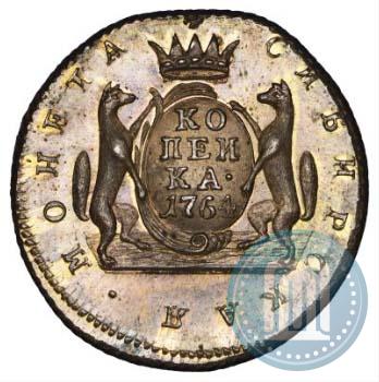 Фото 1 копейка 1764 года  