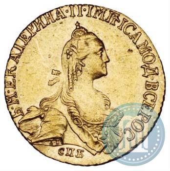 Picture 5 roubles 1766 year СПБ 