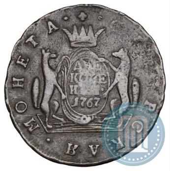 Picture 2 kopecks 1767 year  