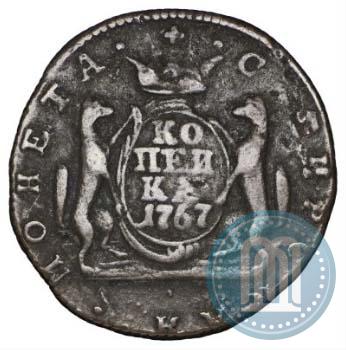 Picture 1 kopeck 1767 year КМ 