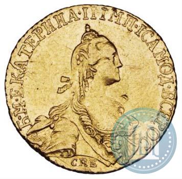 Фото 5 рублей 1768 года СПБ 