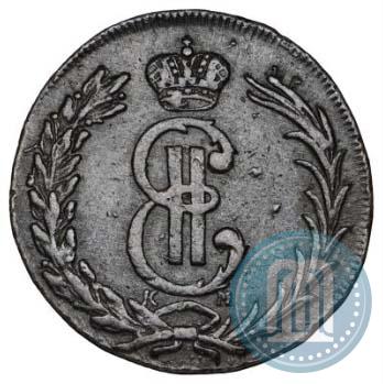 Фото 2 копейки 1768 года КМ 