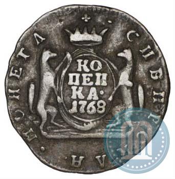 Picture 1 kopeck 1768 year КМ 