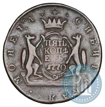 Picture 5 kopecks 1770 year КМ 