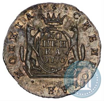 Фото 1 копейка 1770 года КМ 