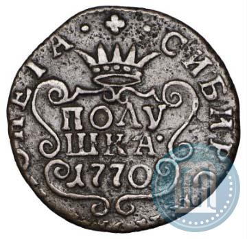 Фото Полушка 1770 года КМ 