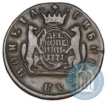 Picture 2 kopecks 1771 year КМ 